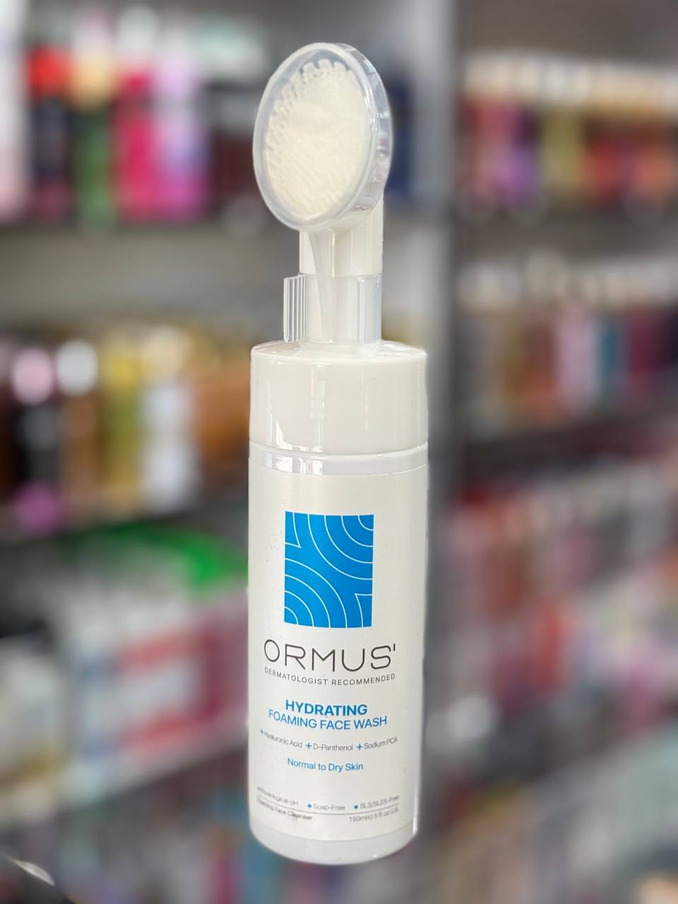 فوم شستشوی صورت اورموس دارای سری صورت شور سلیکونی |پاک کننده قوی | حجم ۱۵۰ میل
